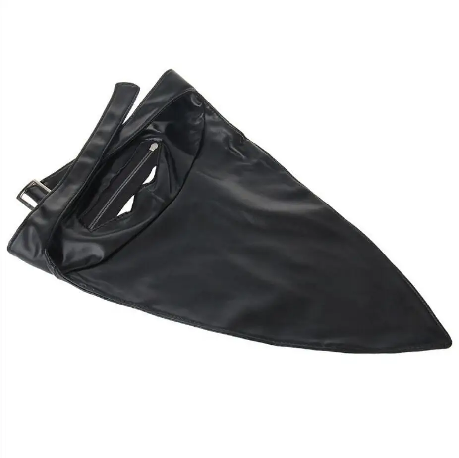 Windproof Riding Mask PU Masks Punk Costume Cycling Running Face mask sports female man rivet Hannibal black zipper Tokyo Ghoul