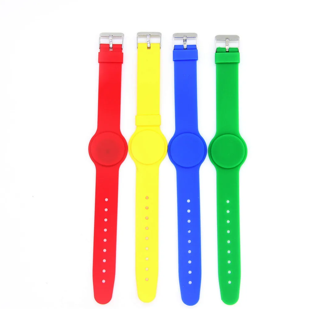 Random Color 1 шт. 125 кГц EM4100 TK4100 RFID Регулируемые часы тип только для чтения Браслет Брелок Силиконовые наручные водонепроницаемые для контроля доступа - Цвет: Random Color