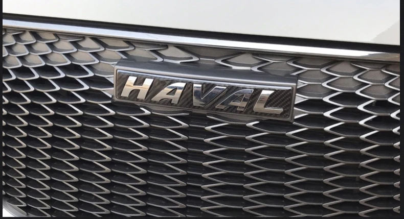 Для Great Wall Haval H6 H2 H2S H4 H7 H7L M6 F5 F7 2011- автомобильный Стайлинг углеродное волокно Abs средняя сетка наклейка