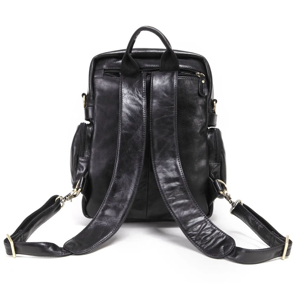 Mochilas Para Hombre, вертикальная мужская сумка, натуральная кожа,, Ретро стиль, настоящая коровья кожа, мужская сумка, Bolso Hombre Piel Cuero Genuino