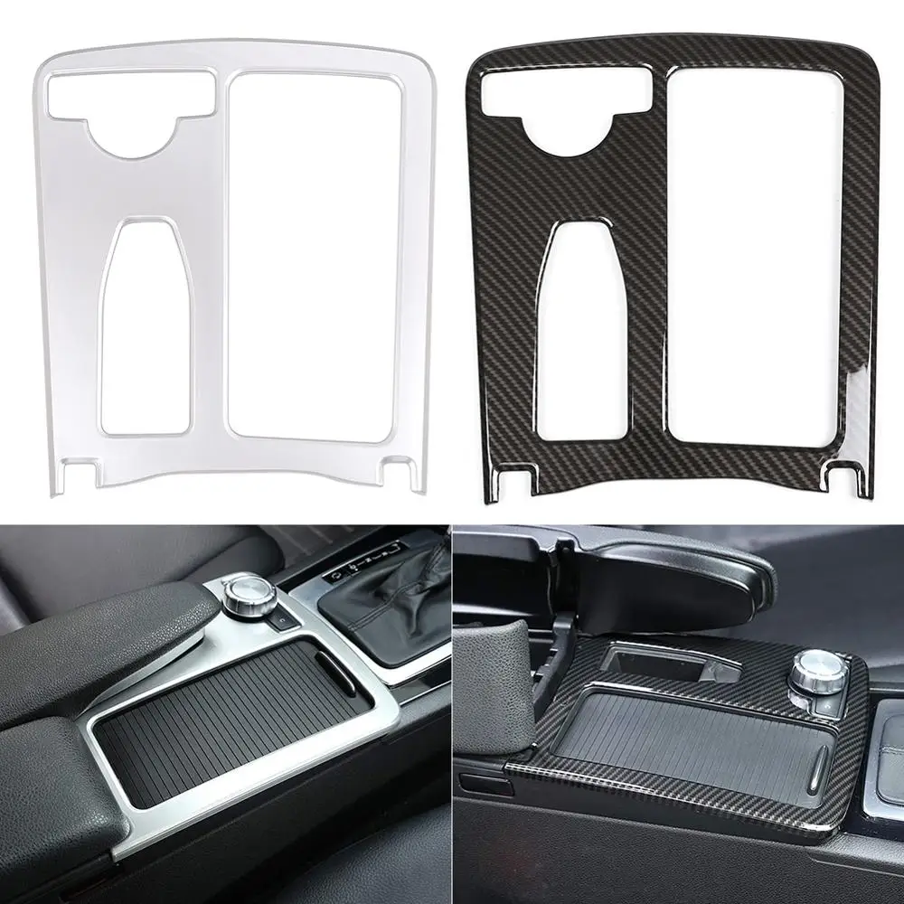 

Car Styling Carbon fiber Multimedia Handrest Panel Covers For Class E Class Wholesale CSV