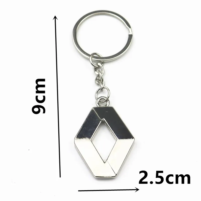 for Renault 3D металлический автомобильный брелок для Renault, 1 шт., модный бренд, новинка, товары для авто, эмблема Renault, брелок, Рейнолдс, автомобильные аксессуары цепочки для ключей - Название цвета: for Renault