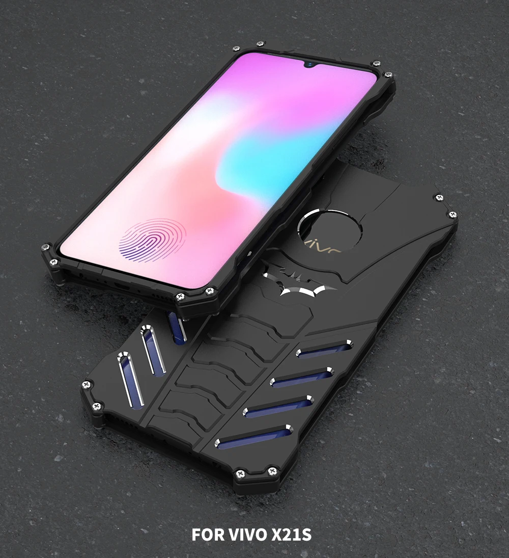 Роскошный металлический чехол из алюминиевого сплава для Vivo V11 PRO V11i X21S Z3 Z3i Z1 Y66 Y67 Y79 Y85, противоударный защитный чехол Fundas Coque Capa