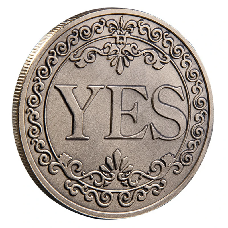 Да или нет памятная монета да нет художественные подарки для коллекции сувенирные монеты решение монета