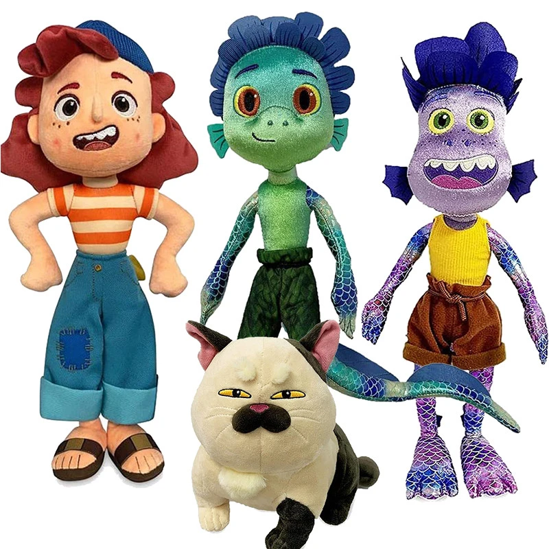 Disney peluches Pixar de algodón para niños, muñecos de Peluche de Pixar, lucá, albert, Machiavelli, Giulia, Sea Monster, regalos|Cine y TV|