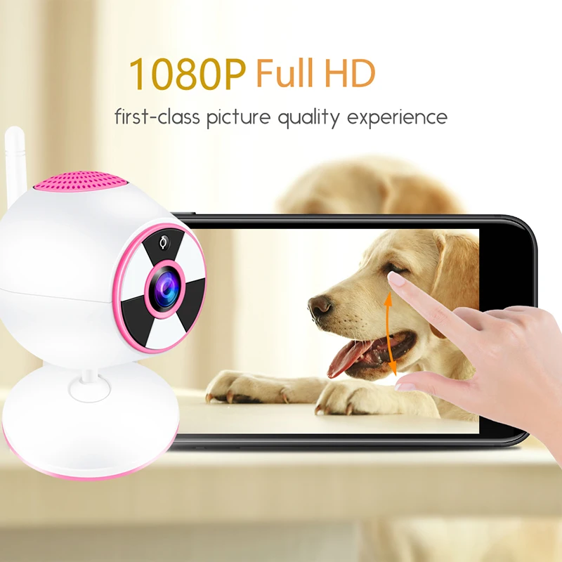 Беспроводная ip-камера Discoball HD 1080P для домашней безопасности, ip-камера наблюдения, Wifi, ночное видение, детский монитор, CCTV камера