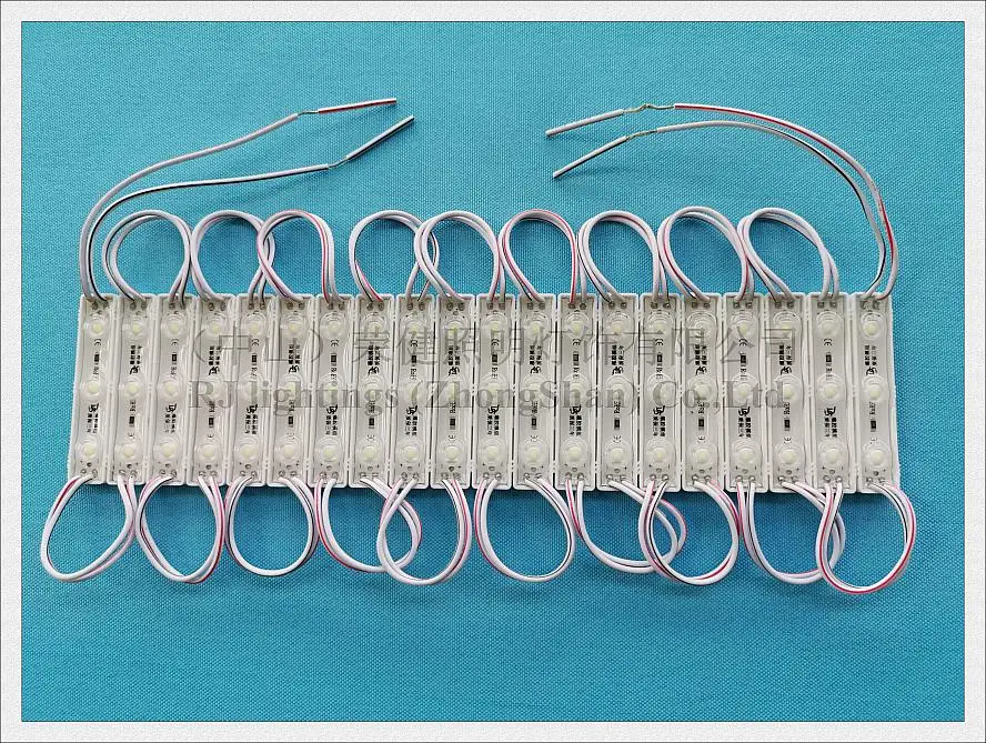 Светодиодный светильник Модуль DC12V SMD 2835 3 светодиодный 0,9 Вт 100lm 58 мм X 10 мм X 6 мм IP65 Алюминиевый PCB супер качество 3 года гарантии с объективом