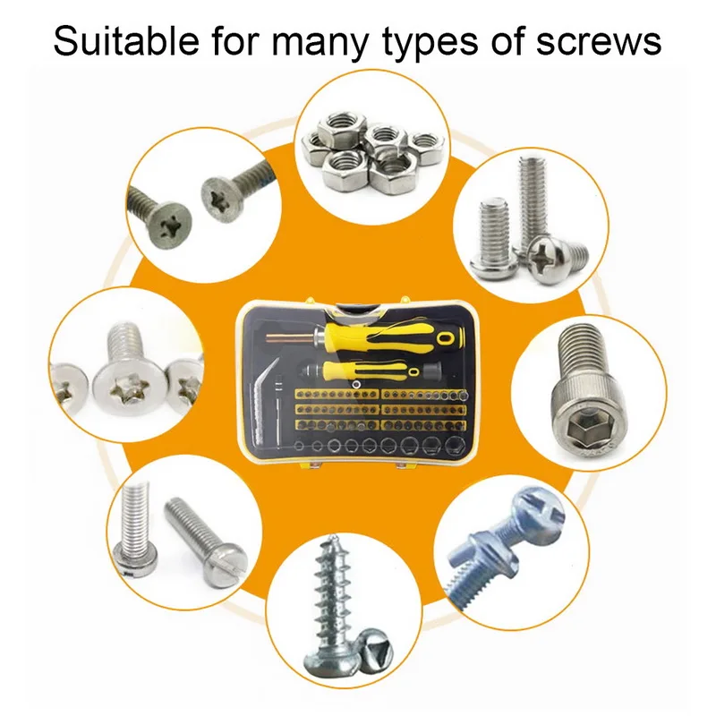 70 in 1 Precision Screwdriver Set Electronics Repair Tool Kit for Smartphone Laptop Game Console