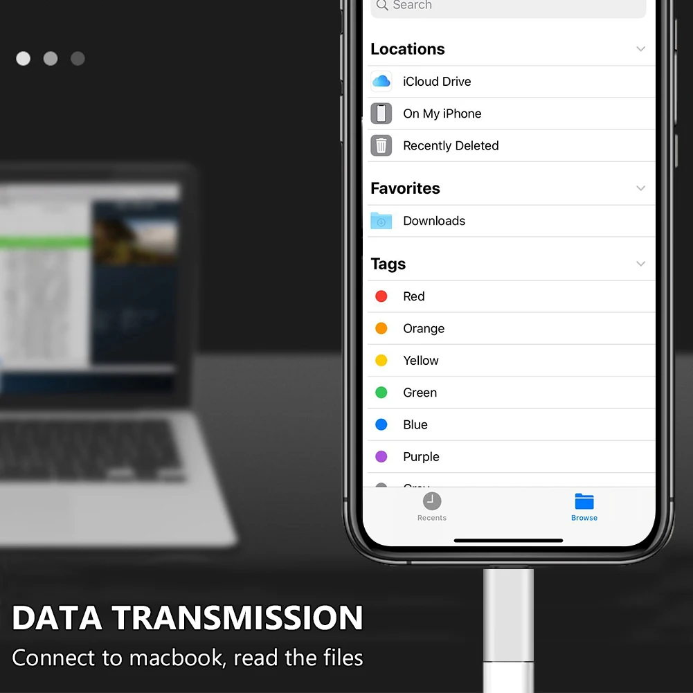 fast data transfer iphone adapter