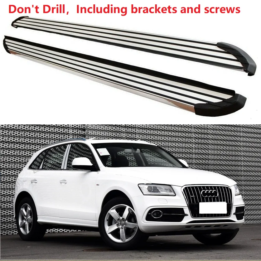 Алюминиевый для Audi Q5 2010 2011 2012 2013 Беговая доска боковой шаг Nerf бар педаль