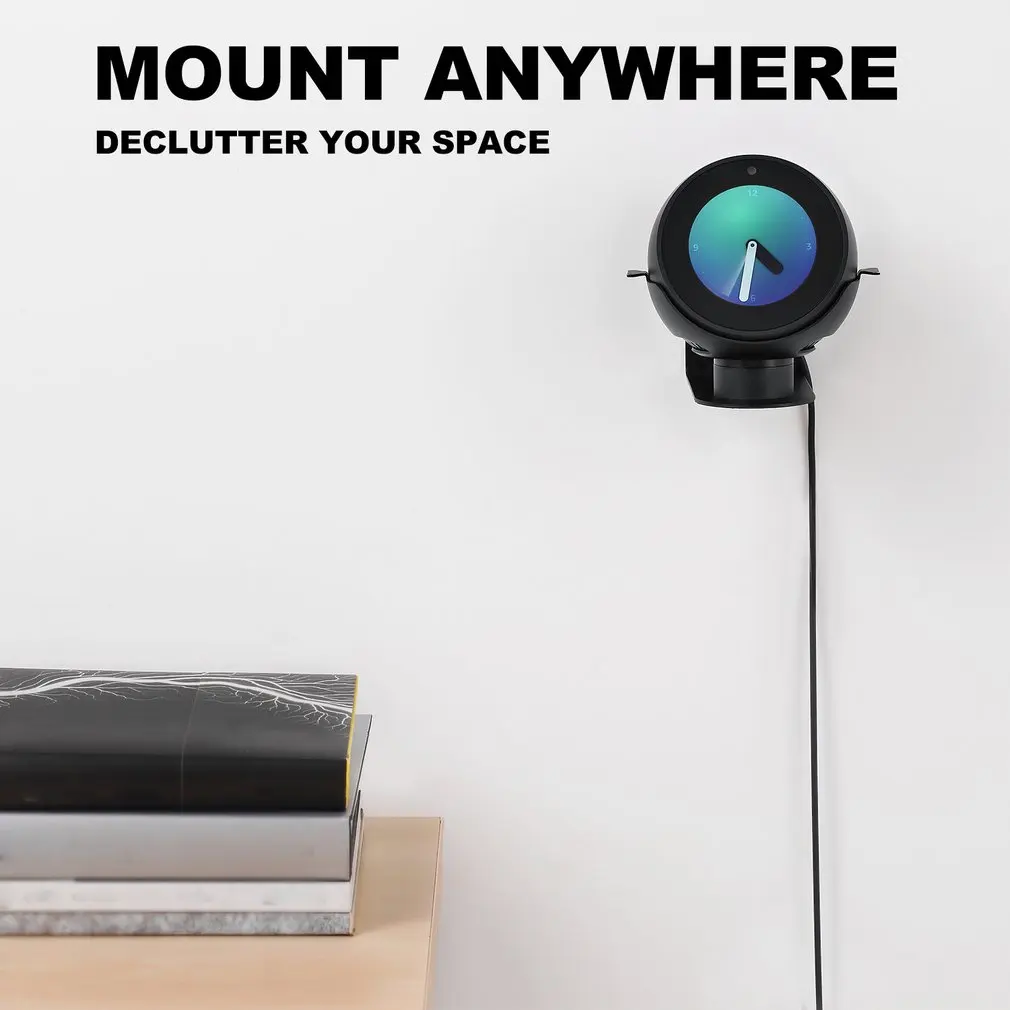 Echospot вращающийся на 360 градусов Алюминиевый настенный кронштейн для проектора черный