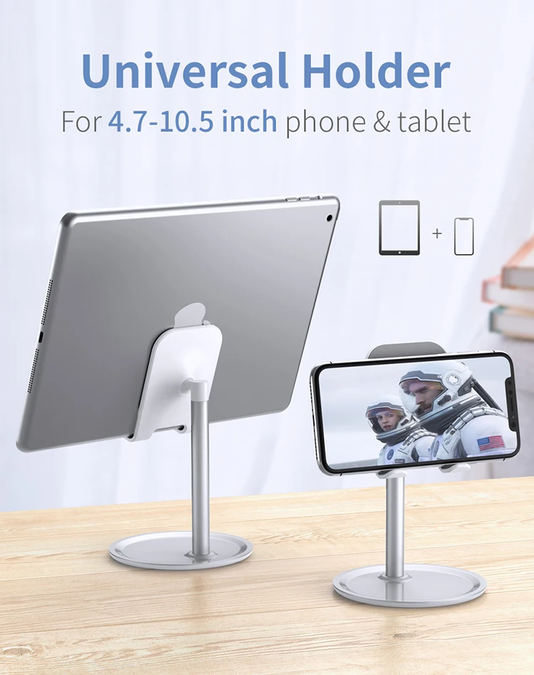 CASEIER, универсальный держатель для планшета, телефона, настольная подставка для iPhone, настольная подставка для планшета, настольный держатель для сотового телефона, подставка для мобильного телефона, крепление