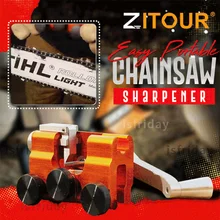 

Zitour® Easy & Portable Chainsaw Sharpener For Woodworking Portable Grinder Tool Chainsaw Sharpening Drill Sharpener Droshipping