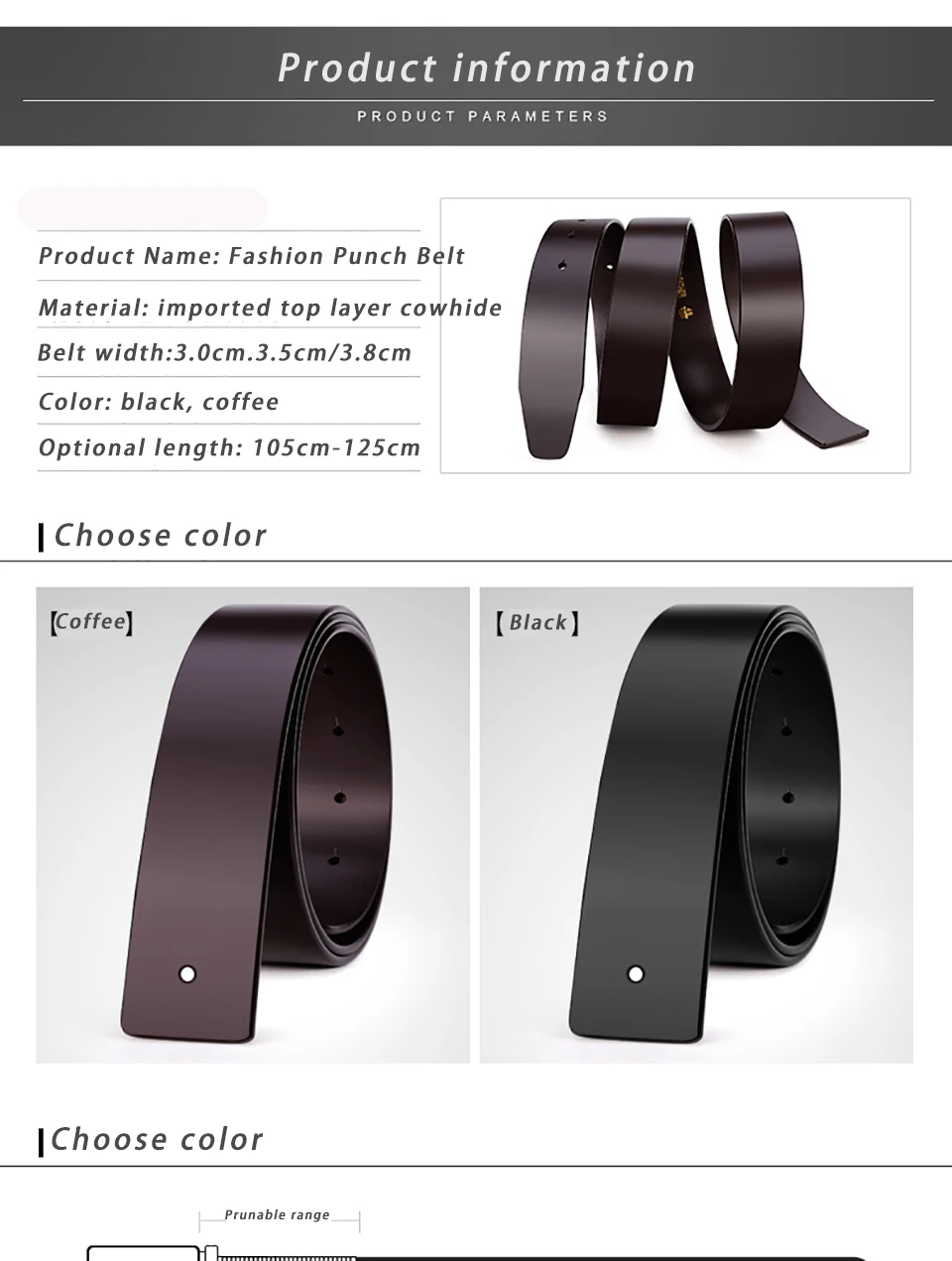 WESTAL men's belt genuine men's leather trousers business belts men without buckle strap male jeans vintage belt strap male jean