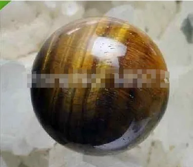 YM 326 Natural Tiger's Eye 50-55mm quartz crystal sphere ball