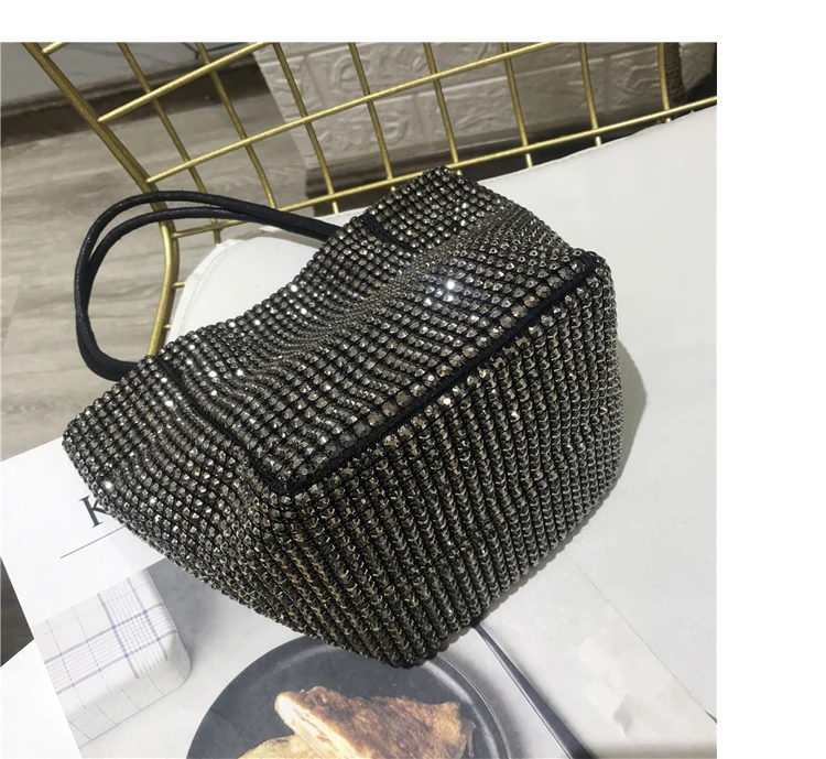 EASYSMALL, женские сумки через плечо и сумочки, кошельки, женские пляжные сумки, украшенные бриллиантами, женский клатч, женская соломенная сумка