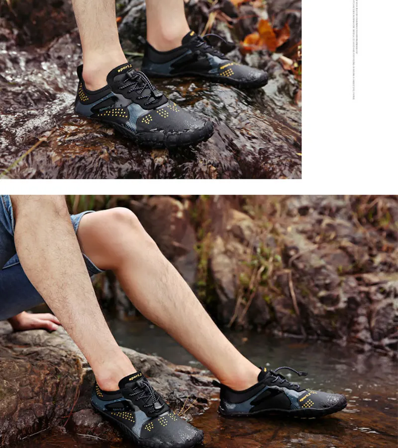 Мужская обувь; водонепроницаемая обувь; Уличная обувь для прогулок; плавательная обувь с пятью пальцами; пляжная обувь для дайвинга;