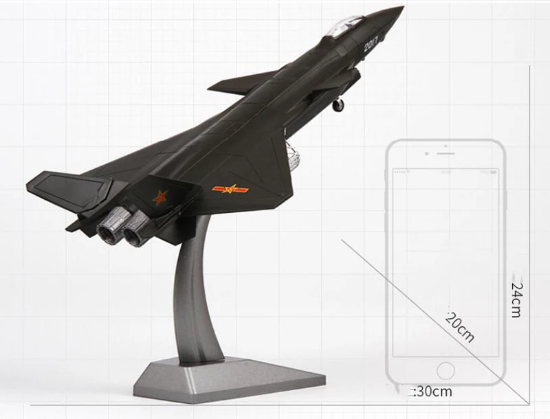 1: 72 черный моделирование Stealth Jet сплав четвертое поколение боевой самолет 20 J20 статическая отлитая модель самолета Модель ToyKids GiftMEMORIAL