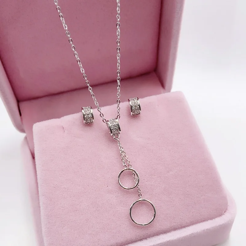 Vanifin модные ювелирные изделия Изысканная Геометрия Круг циркон круглый микро