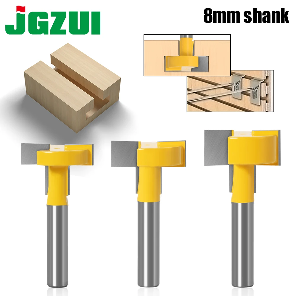 New Shank T-Slot & T-Track Slotting Router Bit for Woodworking Chisel Cutter 