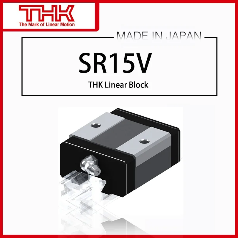 THK SR15 Linear Motion Block - Single Block For SR15V Rails, High Load, Dust Proof