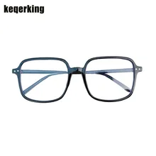 Новинка квадратная оправа для очков креативный рисовый гвоздь большое черное тонкое плоское зеркало в раме оборудованные рамки для близорукости