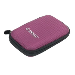 Portable 2.5-Inch Hard Drive Storage and Protection Case - Available in Black, Red, Blue (PURPLE)