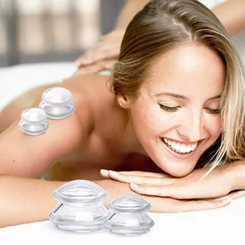 

Silicone Cupping Device Negative Pressure Vacuum Cupping Set Anti Wrinkle Massage Cans Body Back Massager Fat Burning Cans