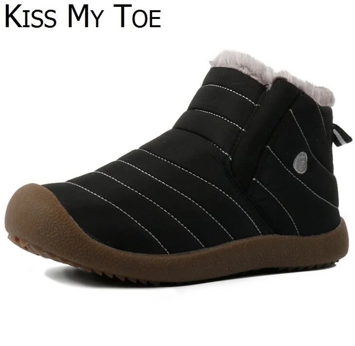 Женская зимняя обувь на нескользящей подошве водонепроницаемая повседневная