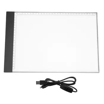 

A4 Digital Graphic Tablet LED Light Stencil Drawing Board Tracing Writing Pad Art Student Painting Copy Tablet Teaching Tools