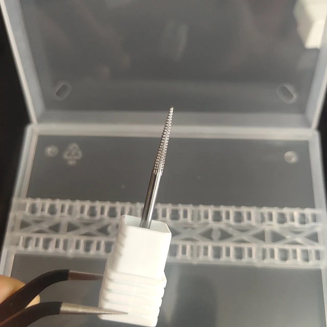 Quality! 1pcs Tungsten Carbide Nail Drill Bit Milling Eletric Manicure Machine Equipment Cuticle Clean Burr Dental Blue