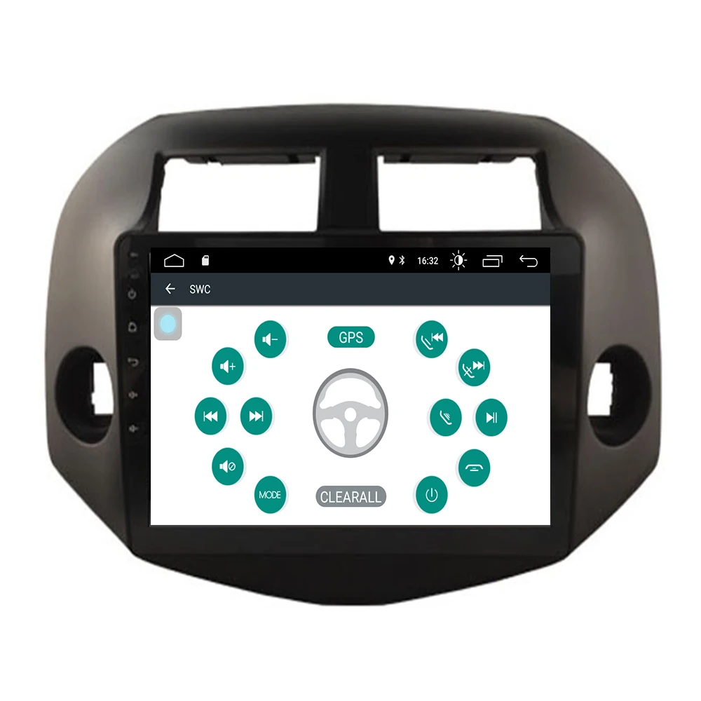 10," 2 din android 9,0 автомобиля автомобильное радио DVD проигрыватель для Toyota RAV4 2006-2012 головное устройство аудио стерео BT USB 3g карты камеры