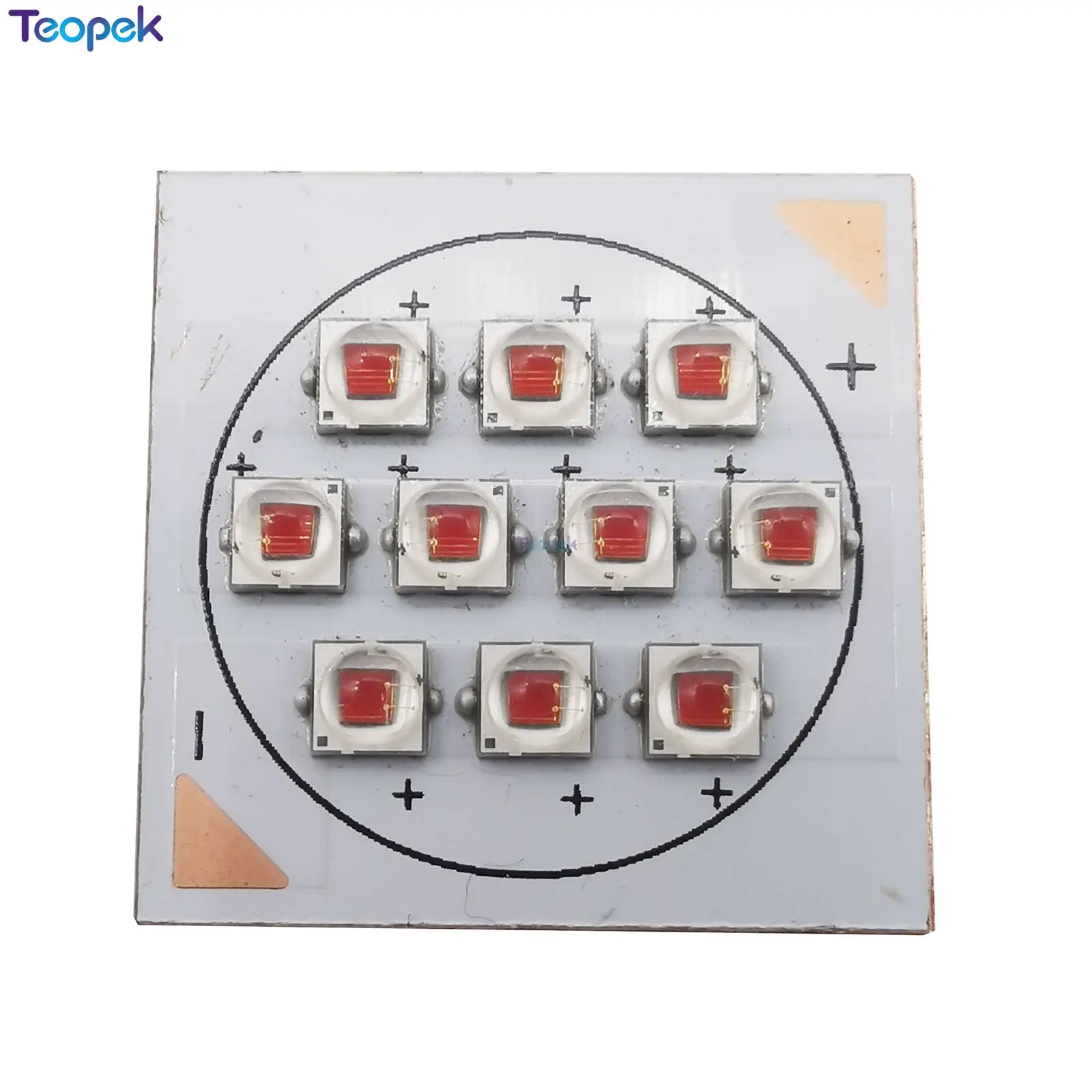 30 Вт Cree XLamp XP-E2 фото красный 660 нм Дальний Красный 730nm 10 светодиодов Multichip COB
