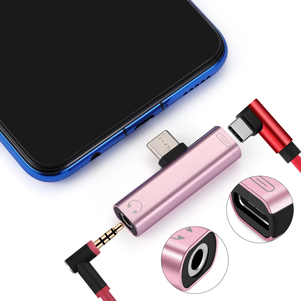 1 шт. мини-адаптер для наушников с разъемом USB Type-C на 3 5 мм | Электроника