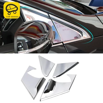

CarManGo For Ford Edge 2015 Car Styling Front Triangle Panel Cover Trim Frame Sticker Interior Accessories