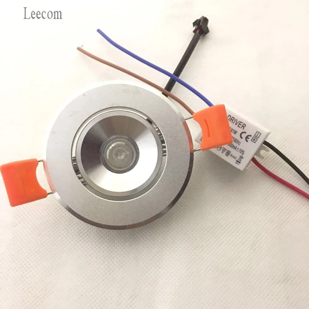 10 Pz/lotto настоящий Emc Luces Led Cut 55 мм Lampada Del светильник 3 Вт 230 В/da Incasso a Soffitto Luci da Incasso luce di Panne