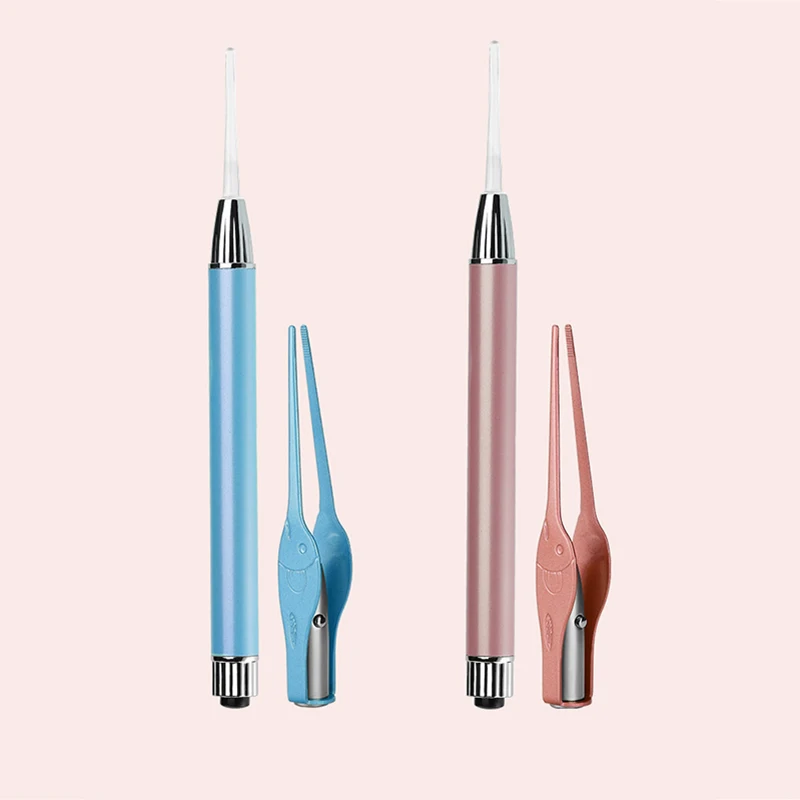 Baby Ear Cleaner Spoon LED Flash Light Wax Curette Picker Visual Children Earpick Eer Dig Remover Nose Novel Tweezer | Красота и