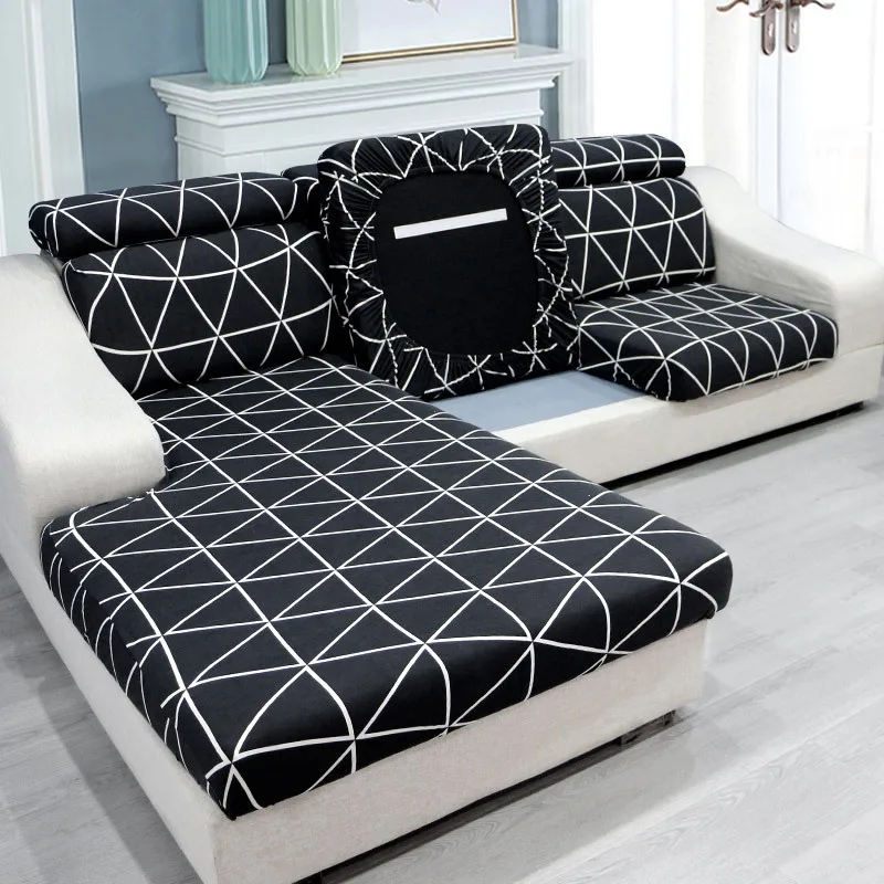 

Enlarge Size Sofa Seat Cushion Cover For Living Room Elastic Spandex Dust Proof Slipcover For Funda Couch Mattress Chaise Lounge