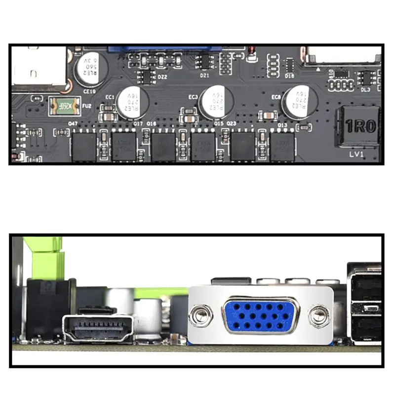 H61 рабочего Материнская плата LGA1155 для i3 i5 i7 Процессор поддержка ddr3 ПАМЯТЬ