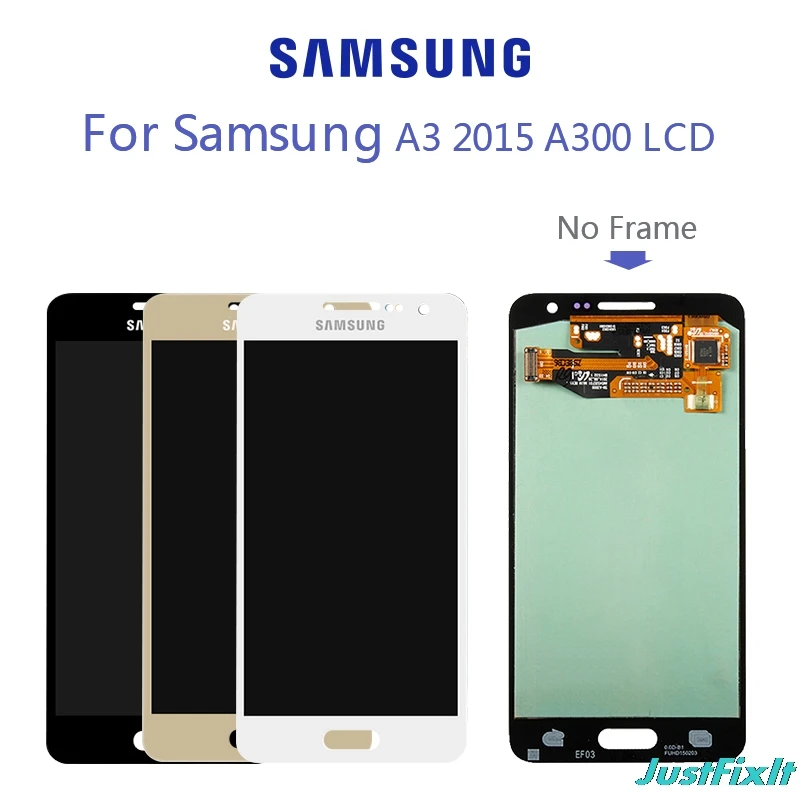 Для SAMSUNG Galaxy A3 A300H A300F A300FU ЖК-дисплей Супер AMOLED lcd сенсорный экран дигитайзер Замена 4,5''