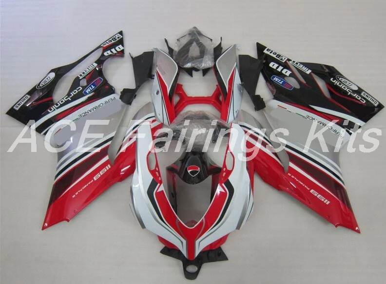 Новые мотоциклетные Обтекатели для Ducati 899 1199 Panigale 2012 2013 12 13 14 ABS пластик литья под заказ хороший красный серебристый