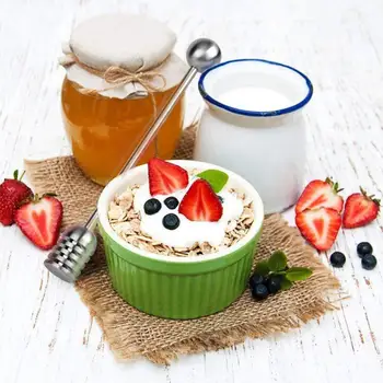 

Round Bead Spiral Dip Honey Coffee Anti-rust 304 Stainless Steel Stirring Rod Kitchen Tools Gadgets для кухни