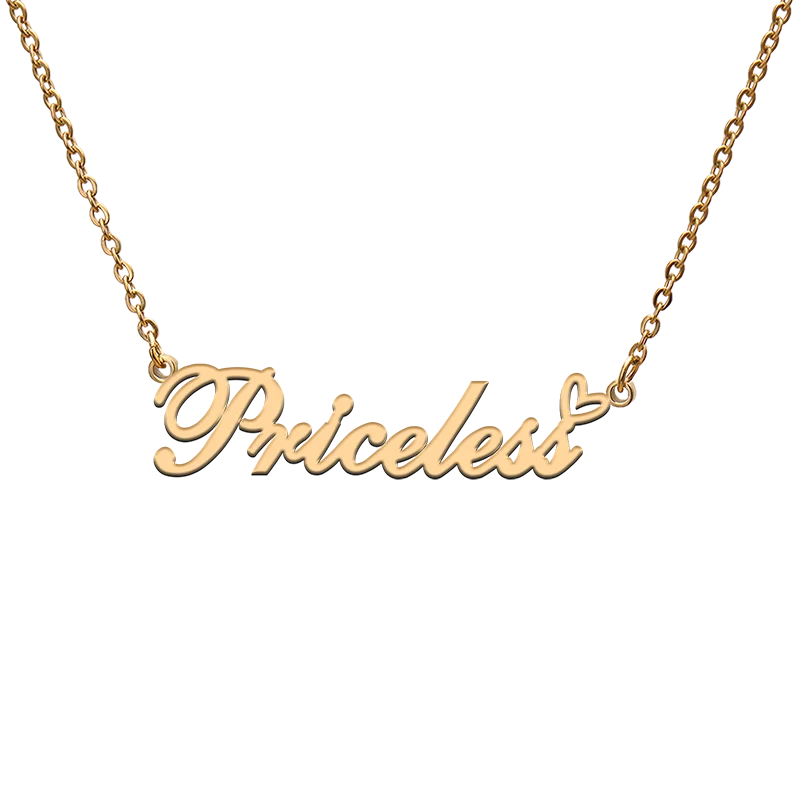 

Custom Personalized Name Necklaces for Priceless Best Friends Birthday Christmas Mother Days Jewelry Gifts