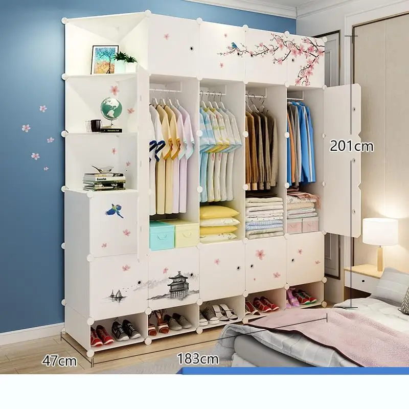 MODEL X Mobilya Armario Tela Moveis Meuble De Rangement Ropero Armoire Chambre Garderobe Cabinet Guarda Roupa Mueble Closet Wardrobe - Цвет: MODEL X