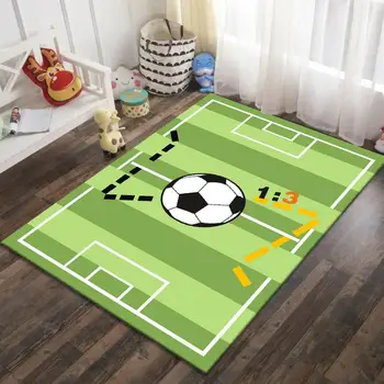 

3D Kids Playing Room Mat Crystal Velvet Anti-slip Bedroom Bedside Rug Doormat Home Door Area Rug Cartoon Carpets for Living Room