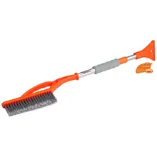 Щетка от снега и льда с телескопической рукояткой и распушённой щетиной+ скребок(79-100 см) AIRLINE AB-R-14S