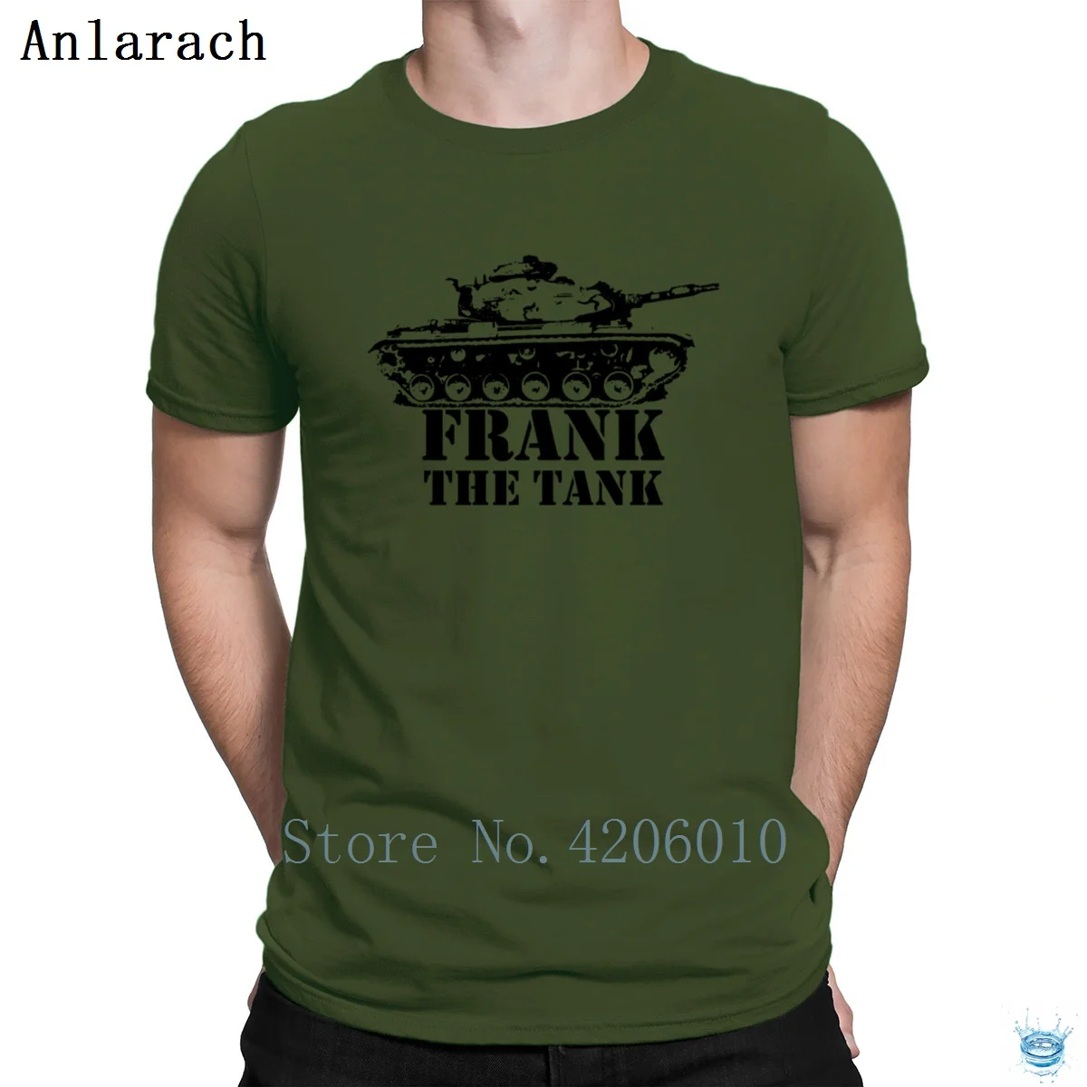 Frank The Tank футболка дизайнер веб-сайт Мужская футболка хип-хоп Топ наряд весна осень Anlarach хлопок
