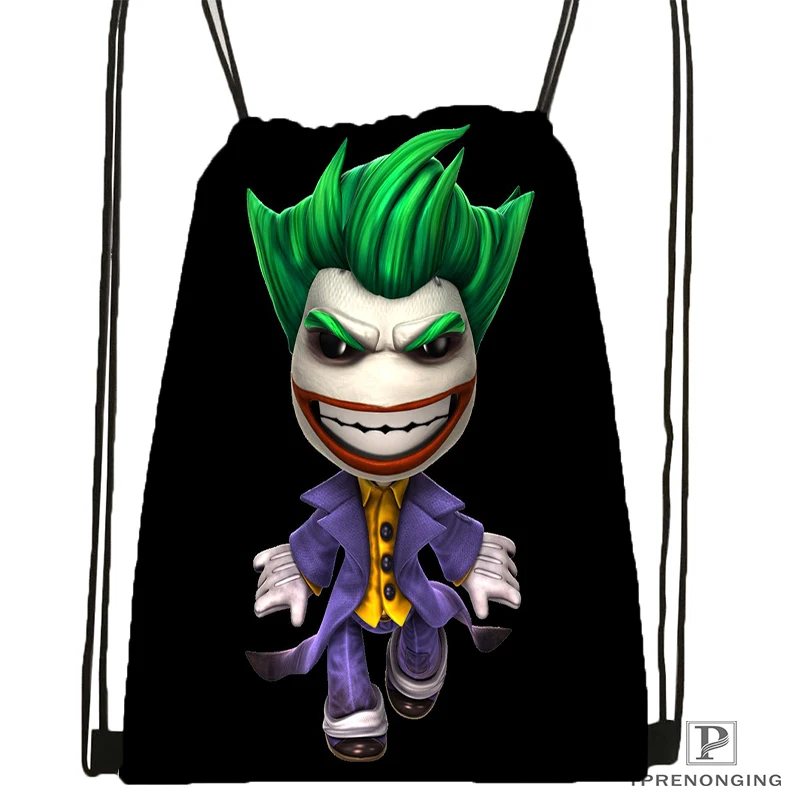 

Custom Batman#1 Drawstring Backpack Bag Cute Daypack Kids Satchel (Black Back) 31x40cm#180531-02-21
