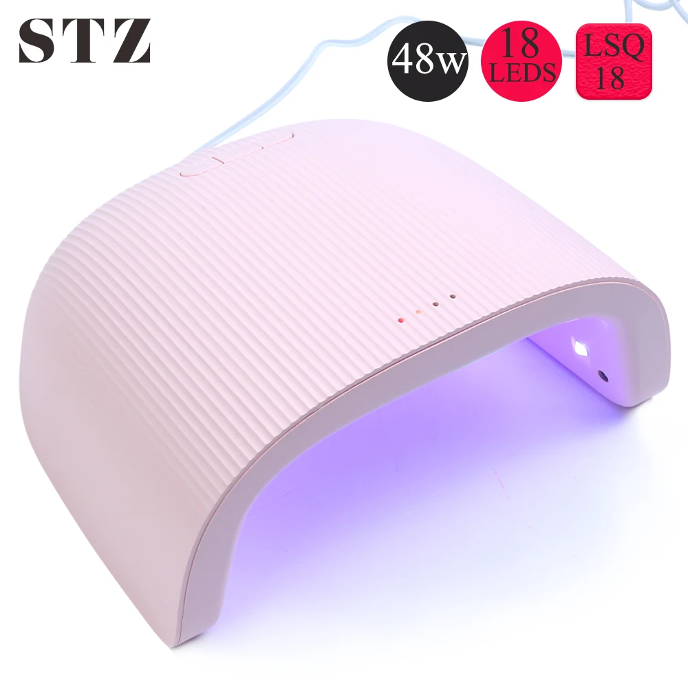 

48W Nail Dryer UV LED Lamp For Nails Curing All Gel Polish Sun Light Ice Lamp For Manicure Smart Timing Pro Machine Tools LSQ18