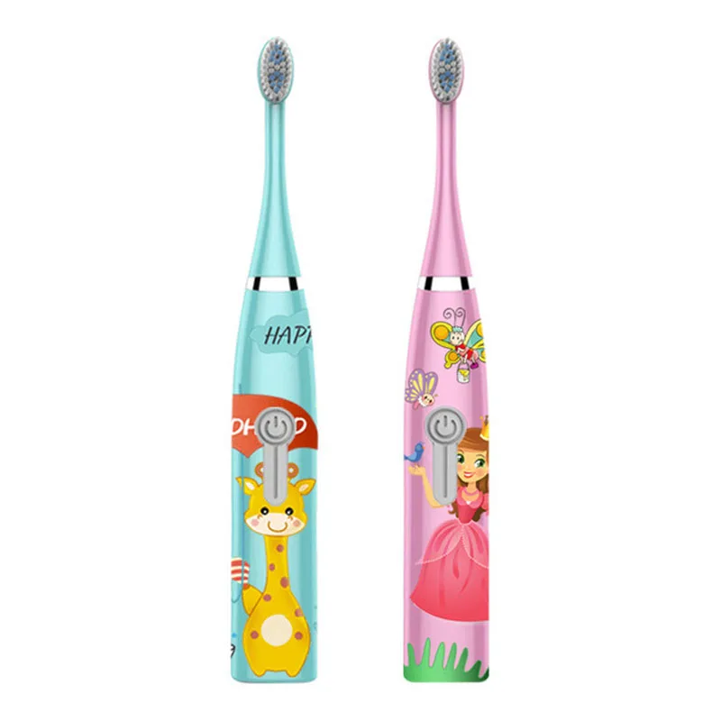 Professional Child Baby Sonic Electric Toothbrush quality kids toothbrush 2 clean head ultrasonic Cartoon makes children like Professional Child Baby Sonic Electric Toothbrush quality kids toothbrush 2 clean head ultrasonic Cartoon makes children like